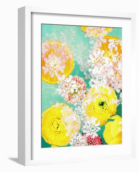 Composing of Blossoms and Slices of Orange-Alaya Gadeh-Framed Photographic Print