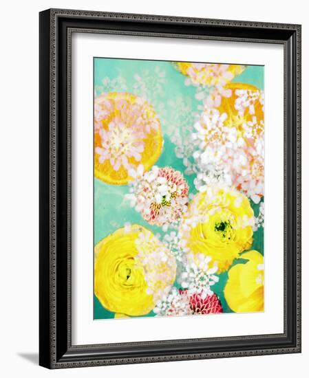 Composing of Blossoms and Slices of Orange-Alaya Gadeh-Framed Photographic Print