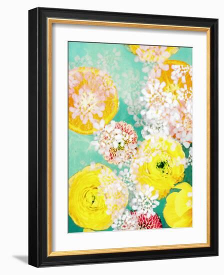 Composing of Blossoms and Slices of Orange-Alaya Gadeh-Framed Photographic Print