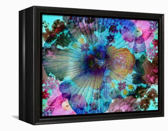 Composing of Coloured Flowers-Alaya Gadeh-Framed Premier Image Canvas