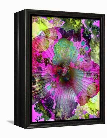 Composing of Coloured Flowers-Alaya Gadeh-Framed Premier Image Canvas