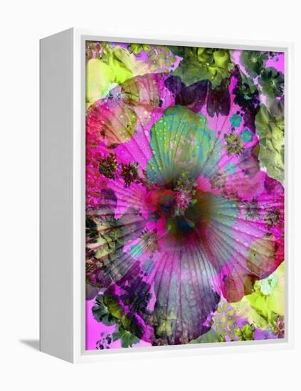 Composing of Coloured Flowers-Alaya Gadeh-Framed Premier Image Canvas