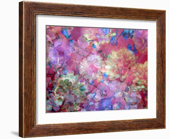 Composing of Flowers and Branches-Alaya Gadeh-Framed Photographic Print