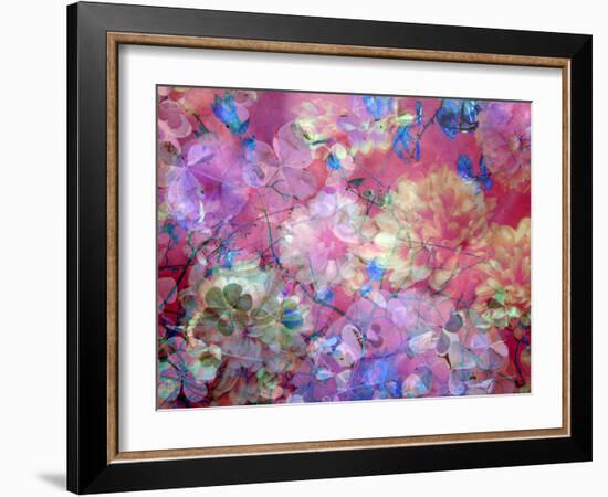 Composing of Flowers and Branches-Alaya Gadeh-Framed Photographic Print