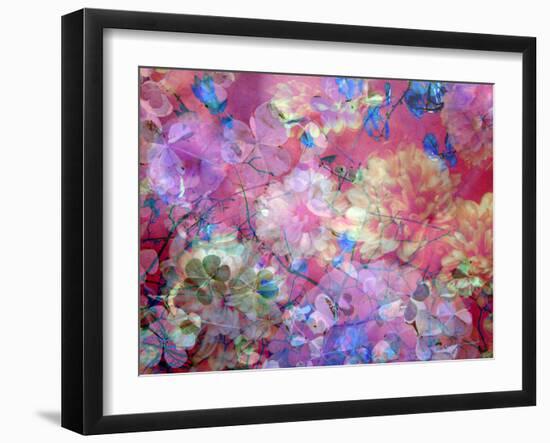 Composing of Flowers and Branches-Alaya Gadeh-Framed Photographic Print