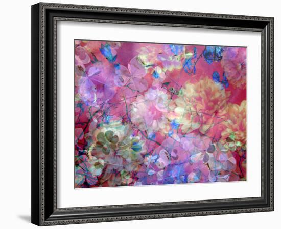 Composing of Flowers and Branches-Alaya Gadeh-Framed Photographic Print