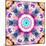 Composing of Flowers in a Mandala Ornament-Alaya Gadeh-Mounted Photographic Print