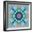 Composing of Flowers in a Mandala Ornament-Alaya Gadeh-Framed Photographic Print