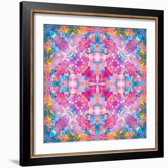 Composing of Flowers in Symmetrical Arrangement-Alaya Gadeh-Framed Photographic Print