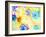 Composing with Coloured Blossoms and Stems-Alaya Gadeh-Framed Photographic Print