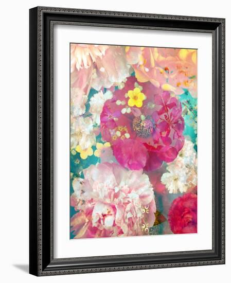 Composing with Coloured Blossoms-Alaya Gadeh-Framed Photographic Print