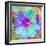 Composing with Coloured Blossoms-Alaya Gadeh-Framed Photographic Print