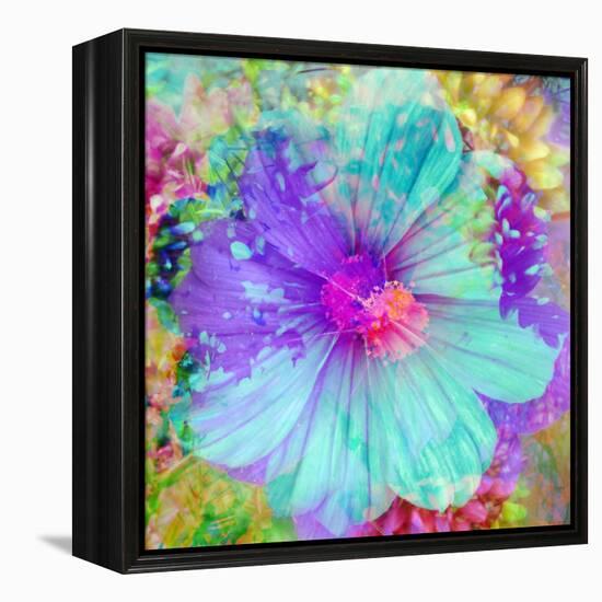 Composing with Coloured Blossoms-Alaya Gadeh-Framed Premier Image Canvas