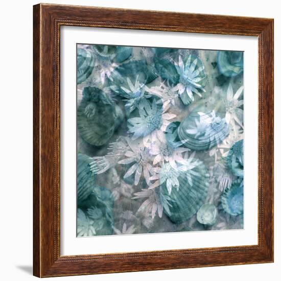 Composing with White Blossoms and Mussels-Alaya Gadeh-Framed Photographic Print