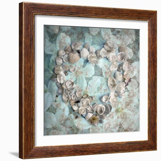 Composing with White Blossoms and Mussels-Alaya Gadeh-Framed Photographic Print