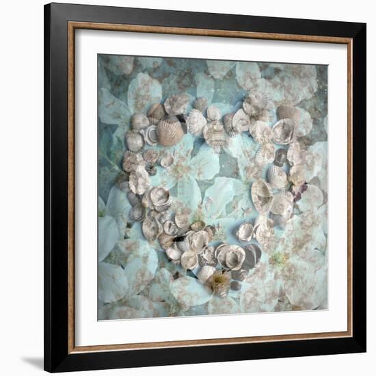 Composing with White Blossoms and Mussels-Alaya Gadeh-Framed Photographic Print