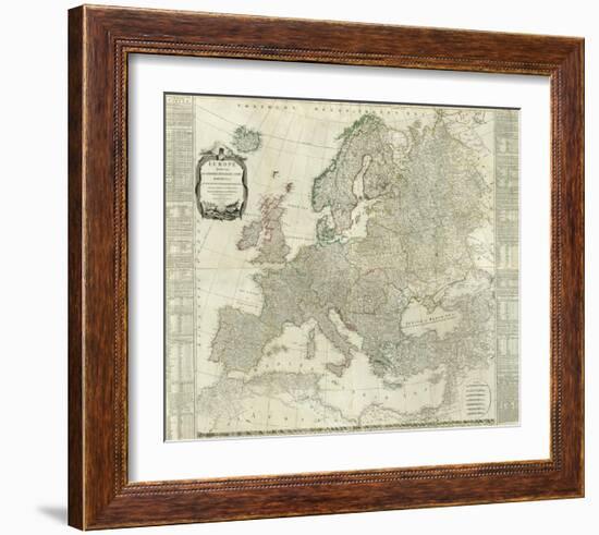 Composite: Europe, c.1787-Thomas Kitchin-Framed Art Print