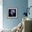 Composite Image of Antennae Galaxies - Interstellar Gas with Elements from Supernova Explosions-null-Framed Photographic Print displayed on a wall