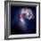 Composite Image of Antennae Galaxies - Interstellar Gas with Elements from Supernova Explosions-null-Framed Photographic Print