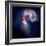 Composite Image of Antennae Galaxies - Interstellar Gas with Elements from Supernova Explosions-null-Framed Photographic Print