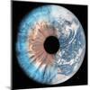Composite Image of the Earth And a Human-David Parker-Mounted Premium Photographic Print