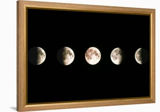 Composite Image of the Phases of the Moon-John Sanford-Framed Premier Image Canvas