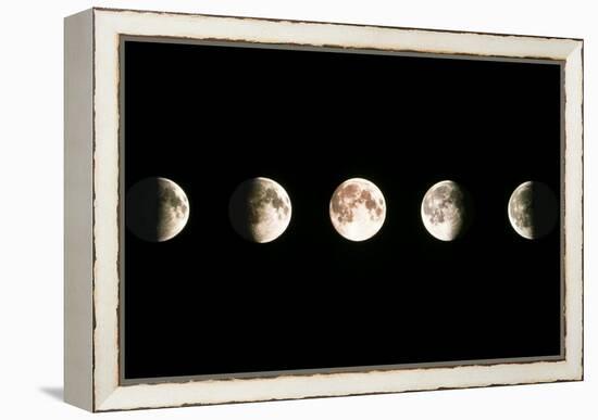 Composite Image of the Phases of the Moon-John Sanford-Framed Premier Image Canvas