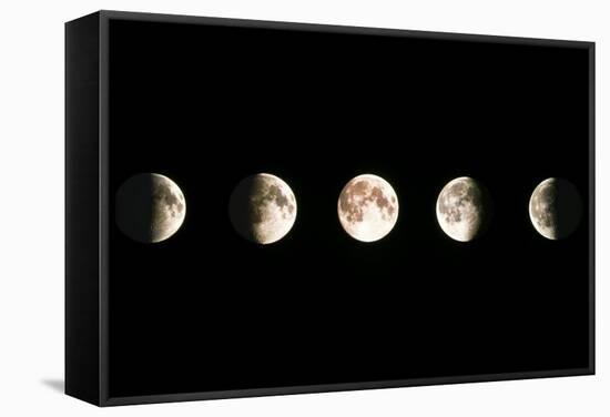 Composite Image of the Phases of the Moon-John Sanford-Framed Premier Image Canvas