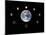 Composite Image of the Phases of the Moon-John Sanford-Mounted Photographic Print