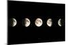 Composite Image of the Phases of the Moon-John Sanford-Mounted Photographic Print