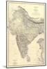 Composite: India, c.1861-Alexander Keith Johnston-Mounted Art Print