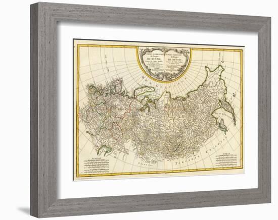 Composite: Russia, c.1785-Rigobert Bonne-Framed Art Print