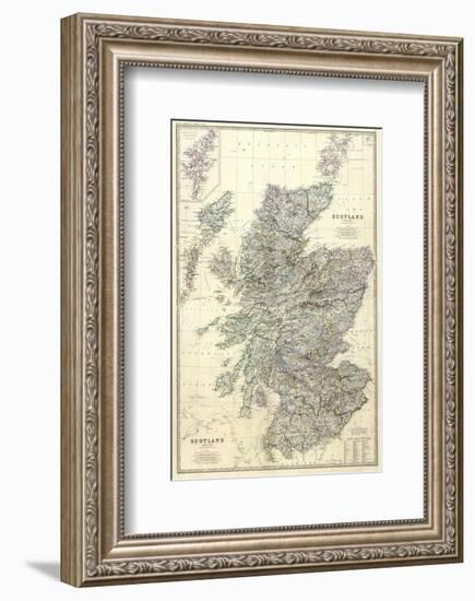 Composite: Scotland, c.1861-Alexander Keith Johnston-Framed Art Print