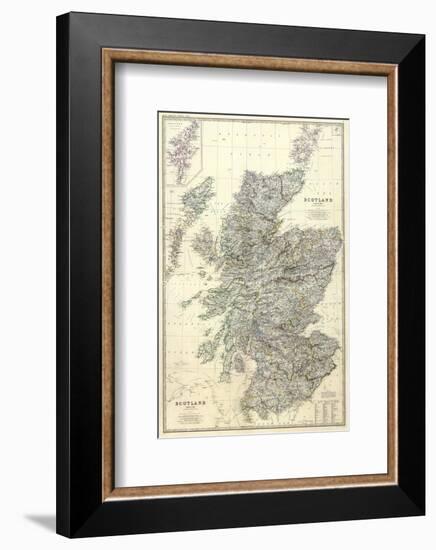 Composite: Scotland, c.1861-Alexander Keith Johnston-Framed Art Print