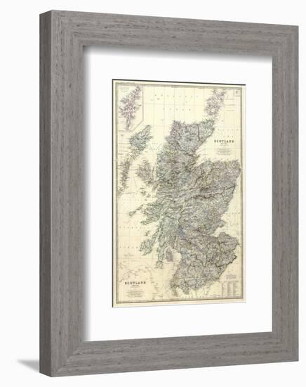 Composite: Scotland, c.1861-Alexander Keith Johnston-Framed Art Print