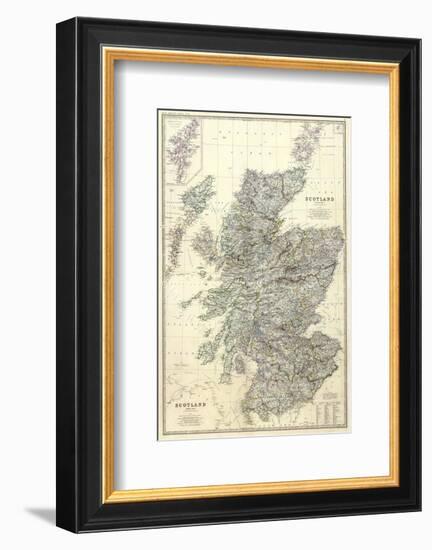 Composite: Scotland, c.1861-Alexander Keith Johnston-Framed Art Print