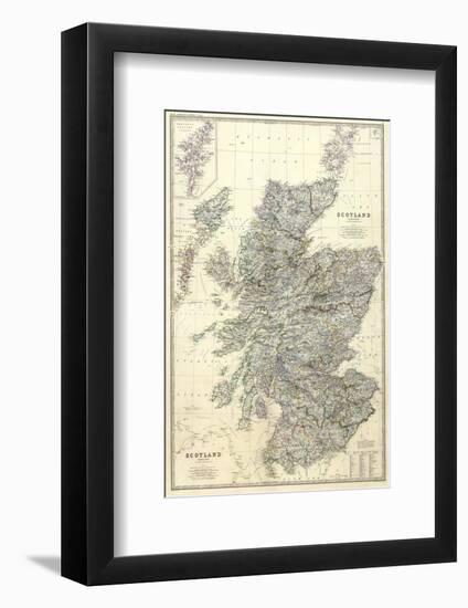 Composite: Scotland, c.1861-Alexander Keith Johnston-Framed Art Print