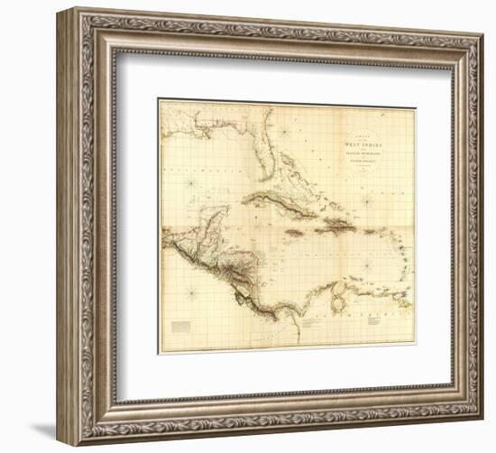 Composite: West Indies, c.1810-Aaron Arrowsmith-Framed Art Print