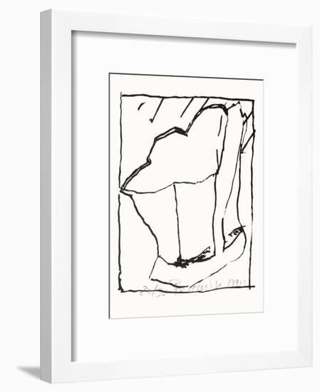 Composition 127-Jean-pierre Pincemin-Framed Limited Edition