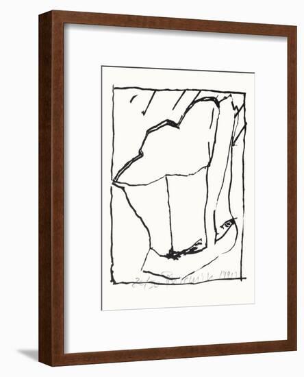 Composition 127-Jean-pierre Pincemin-Framed Limited Edition