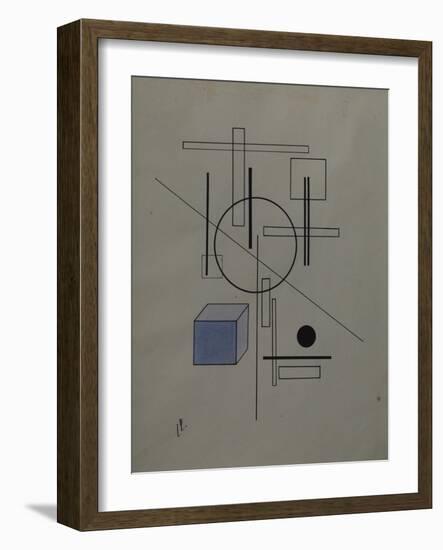 Composition, 1920-El Lissitzky-Framed Giclee Print