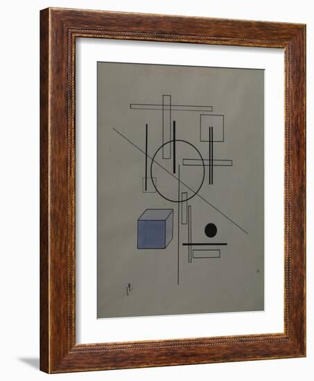 Composition, 1920-El Lissitzky-Framed Giclee Print