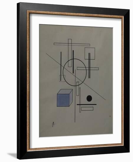 Composition, 1920-El Lissitzky-Framed Giclee Print