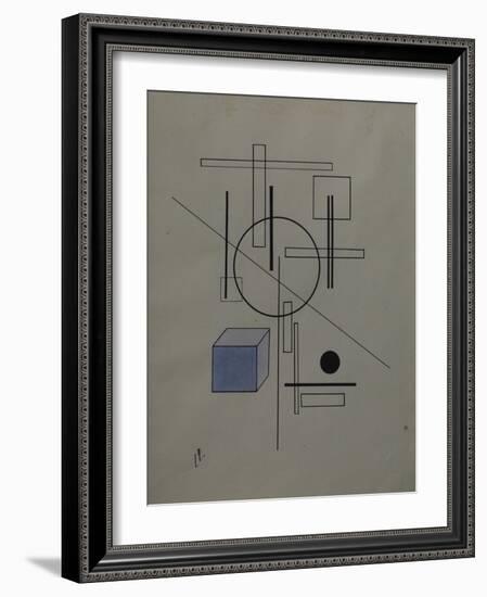 Composition, 1920-El Lissitzky-Framed Giclee Print