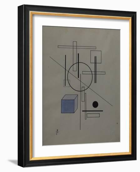 Composition, 1920-El Lissitzky-Framed Giclee Print