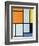 Composition 1921-Piet Mondrian-Framed Giclee Print