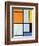 Composition 1921-Piet Mondrian-Framed Giclee Print