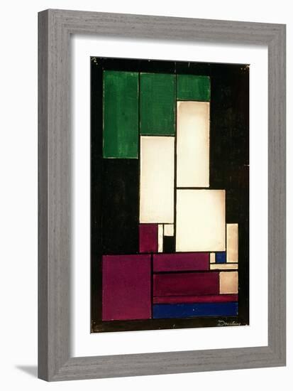 Composition, 1922-Theo Van Doesburg-Framed Giclee Print