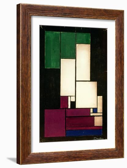 Composition, 1922-Theo Van Doesburg-Framed Giclee Print