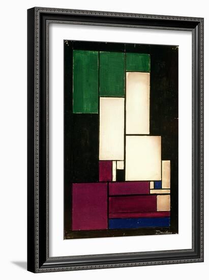 Composition, 1922-Theo Van Doesburg-Framed Giclee Print